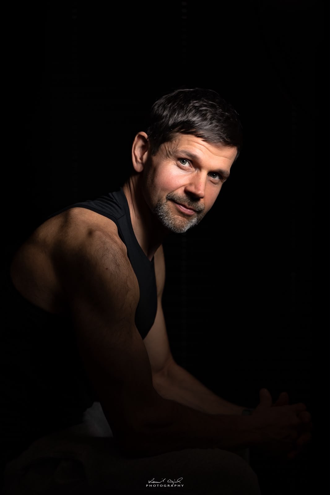 Michał Kocik, portret w studiu